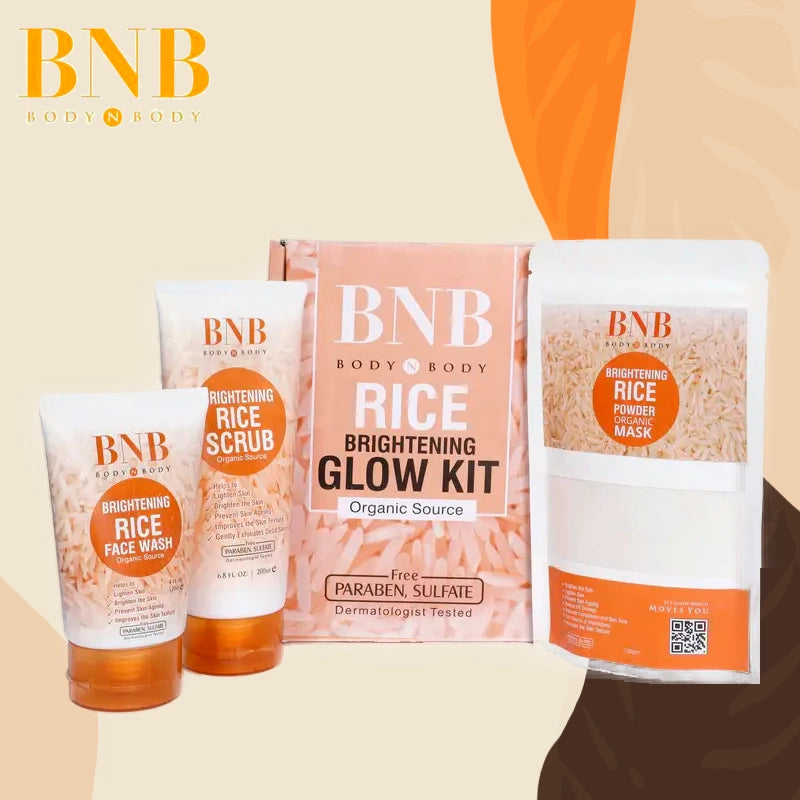 BNB Rice Extract Bright & Glow Kit