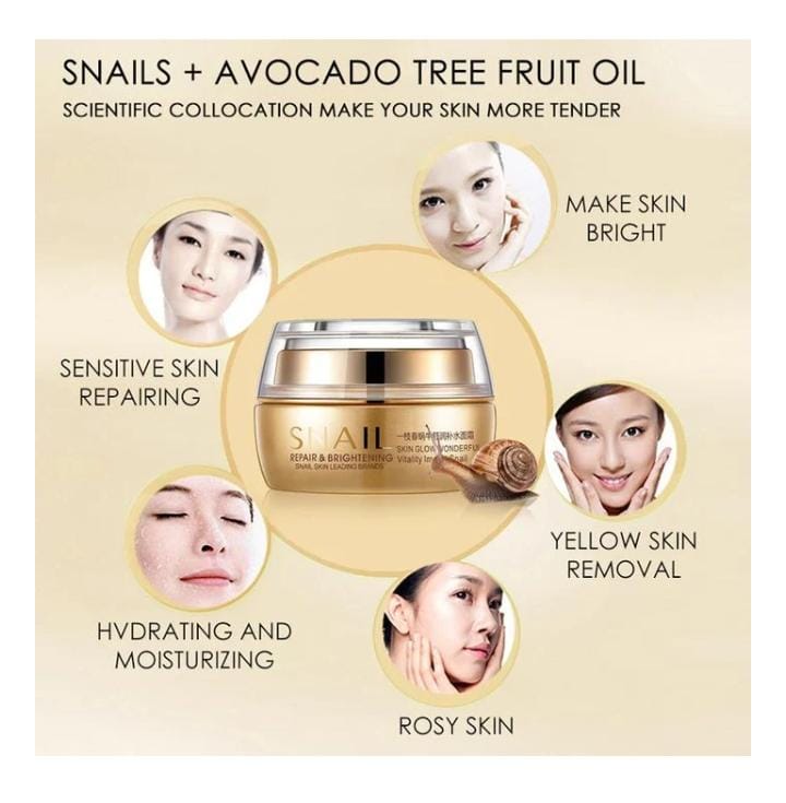 Bioaqua Snail Repair&Brightening Moisturizing Cream
